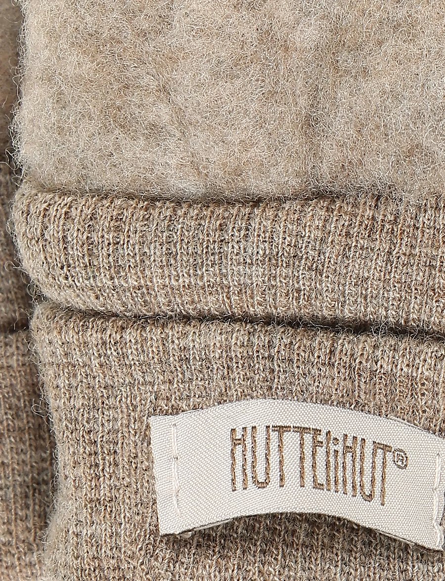 Huttelihut - Mittens Wool Fleece - babyvanter - savannah melange - 3