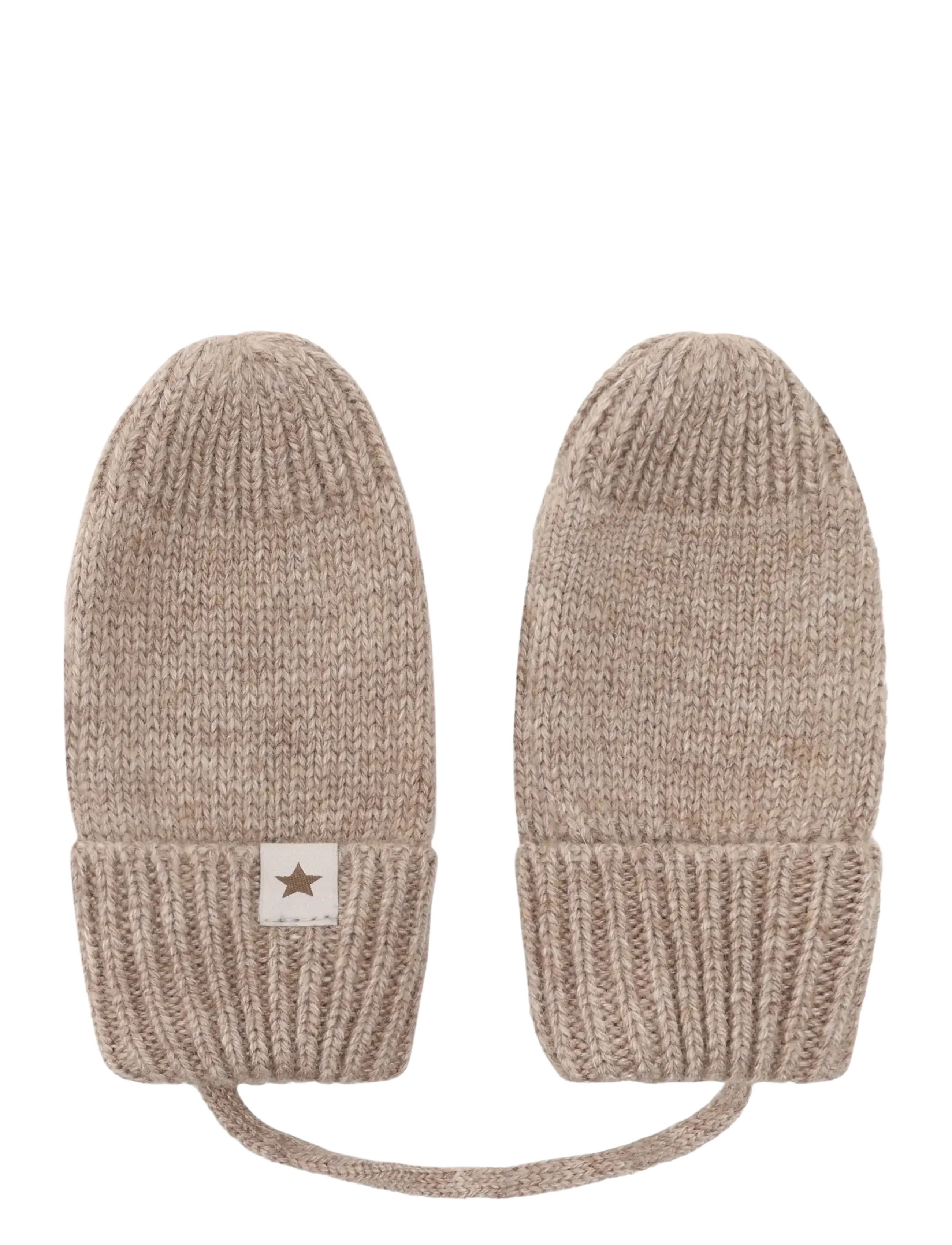 Huttelihut Mittens Wool Knit - Accessories - SAVANNAH MELANGE / beige