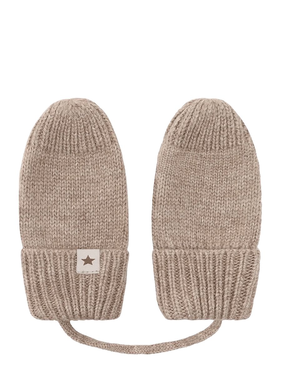 Huttelihut - Mittens Wool Knit - savannah melange - 0