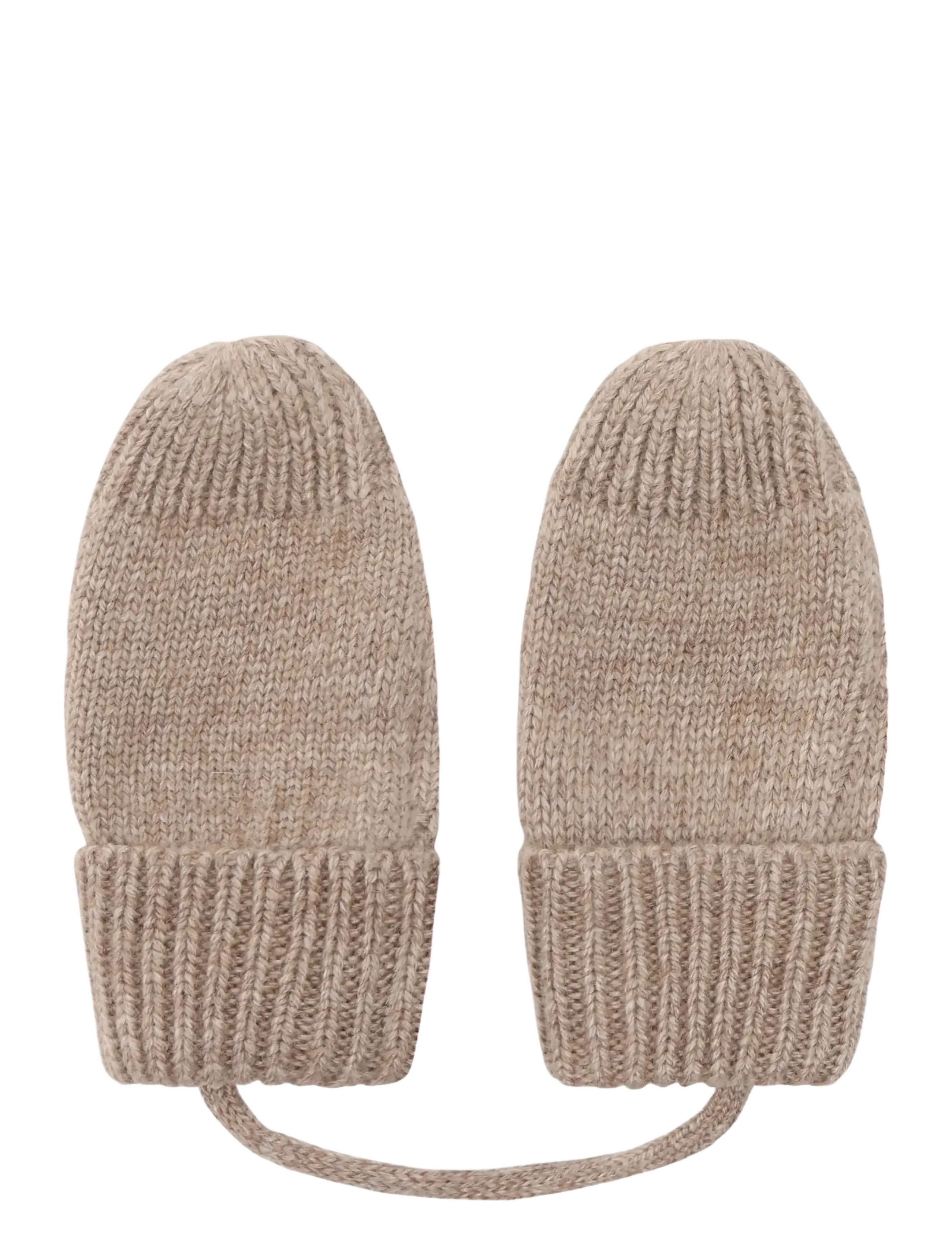 Huttelihut - Mittens Wool Knit - savannah melange - 1