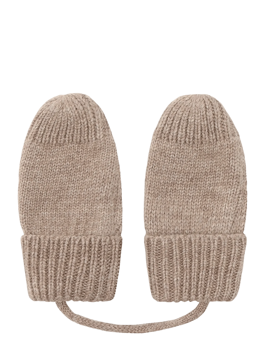 Huttelihut - Mittens Wool Knit - savannah melange - 1