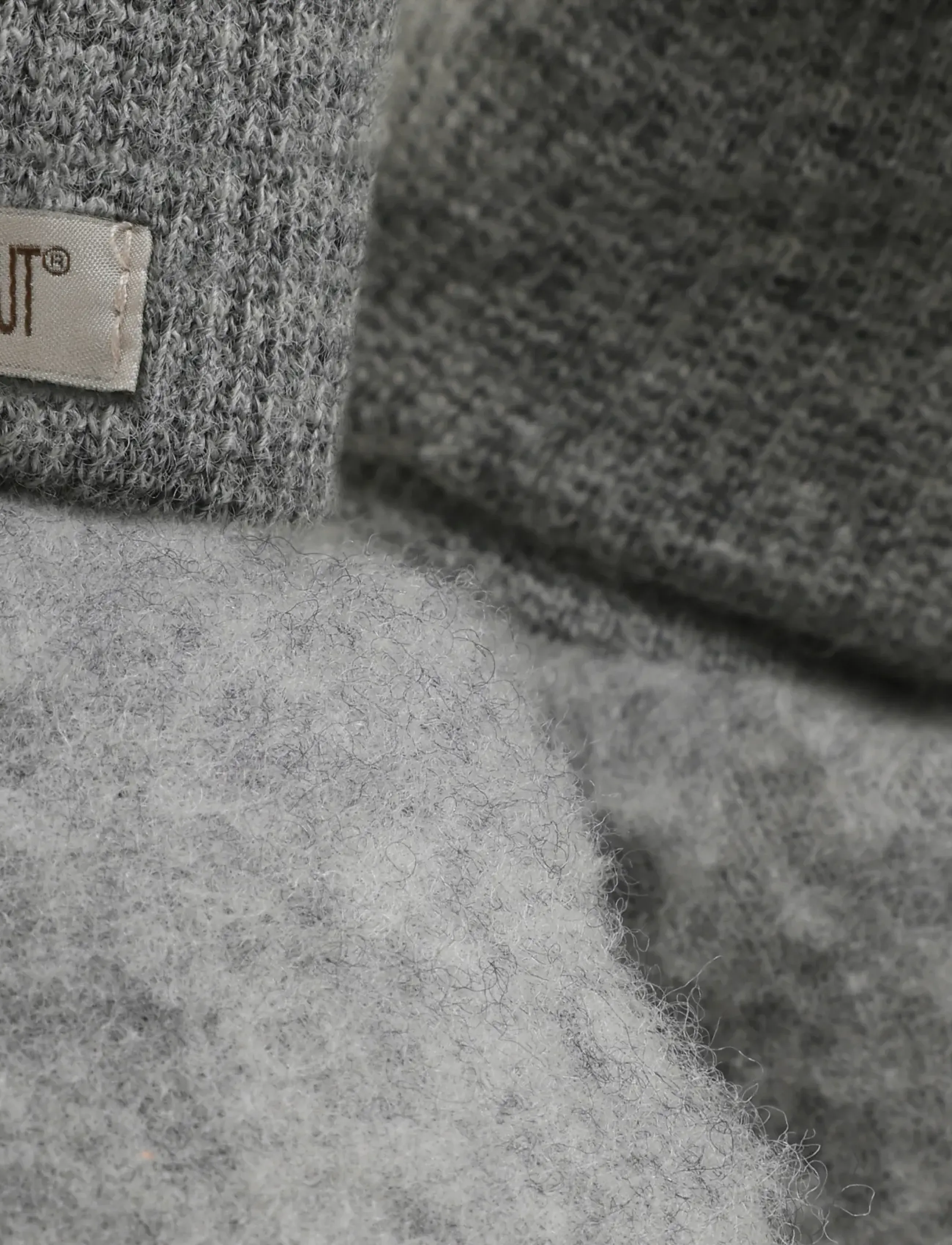 Huttelihut - Footies Wool Fleece - babystrikstøvler - medium grey melange - 3