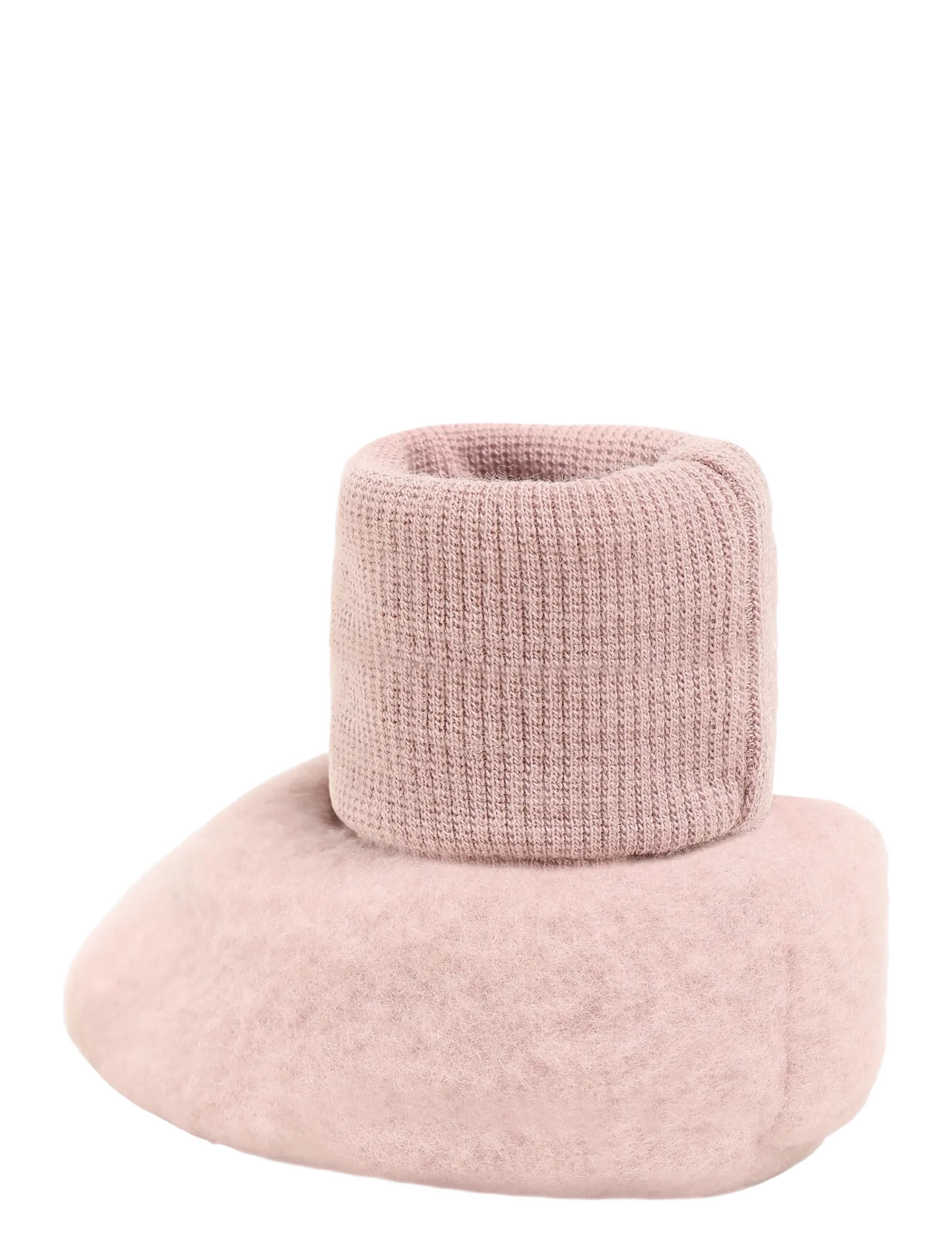 Huttelihut - Footies Wool Fleece - beebipapud - woodrose - 1