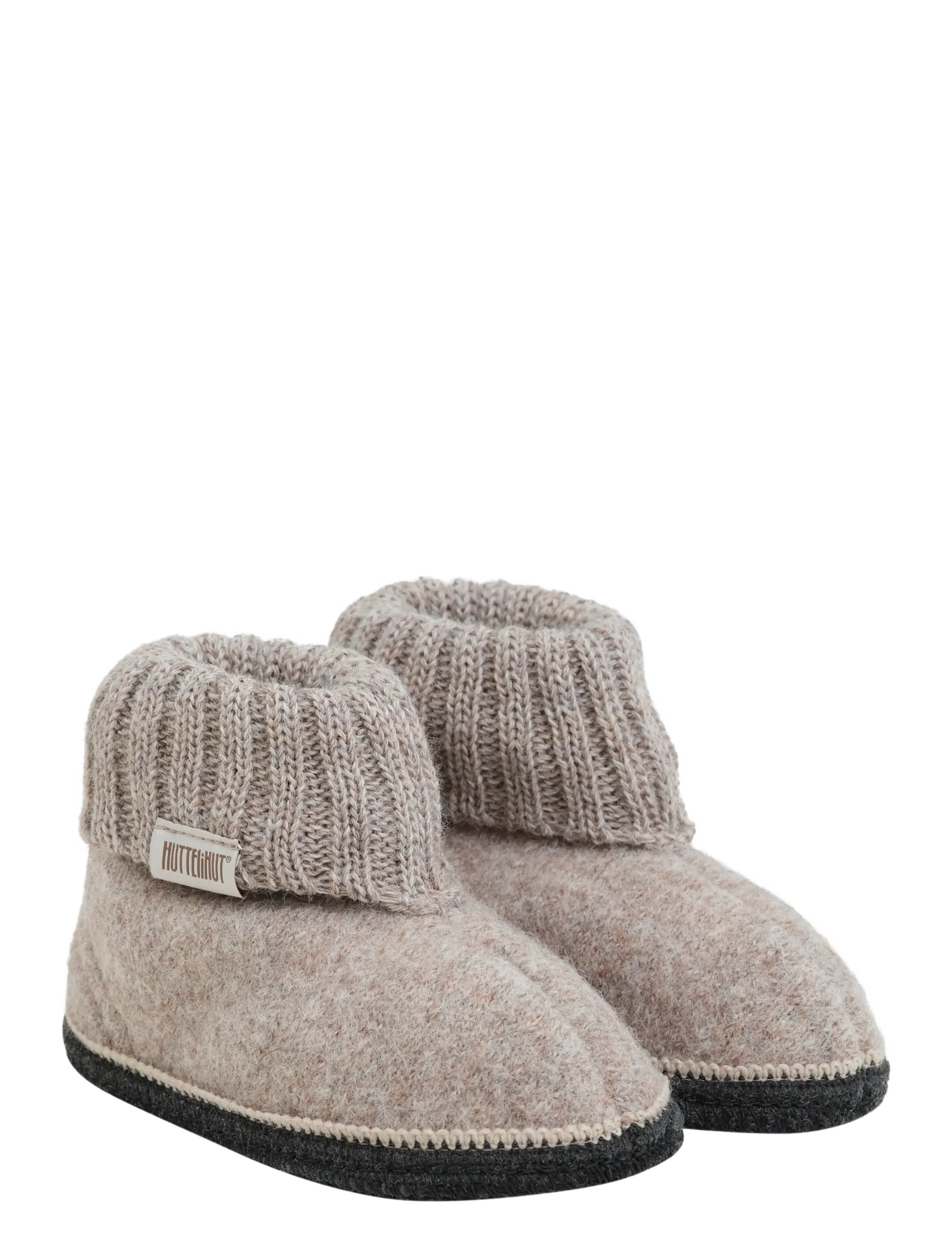 Huttelihut Slippers Wool - Jalanõud - CAMEL MELANGE / beige