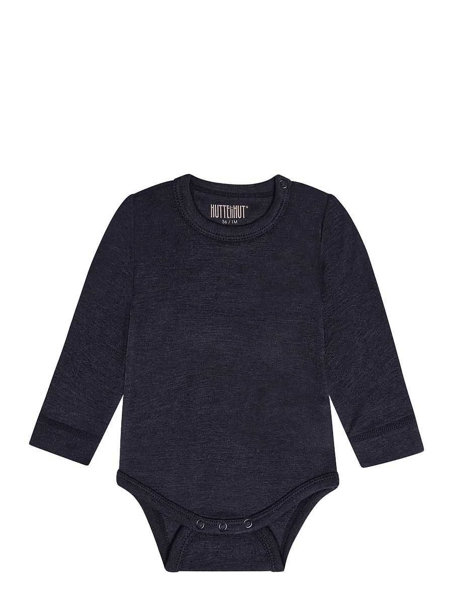 Huttelihut - Body LS Tencel w. Wool - langærmede - dark navy - 0