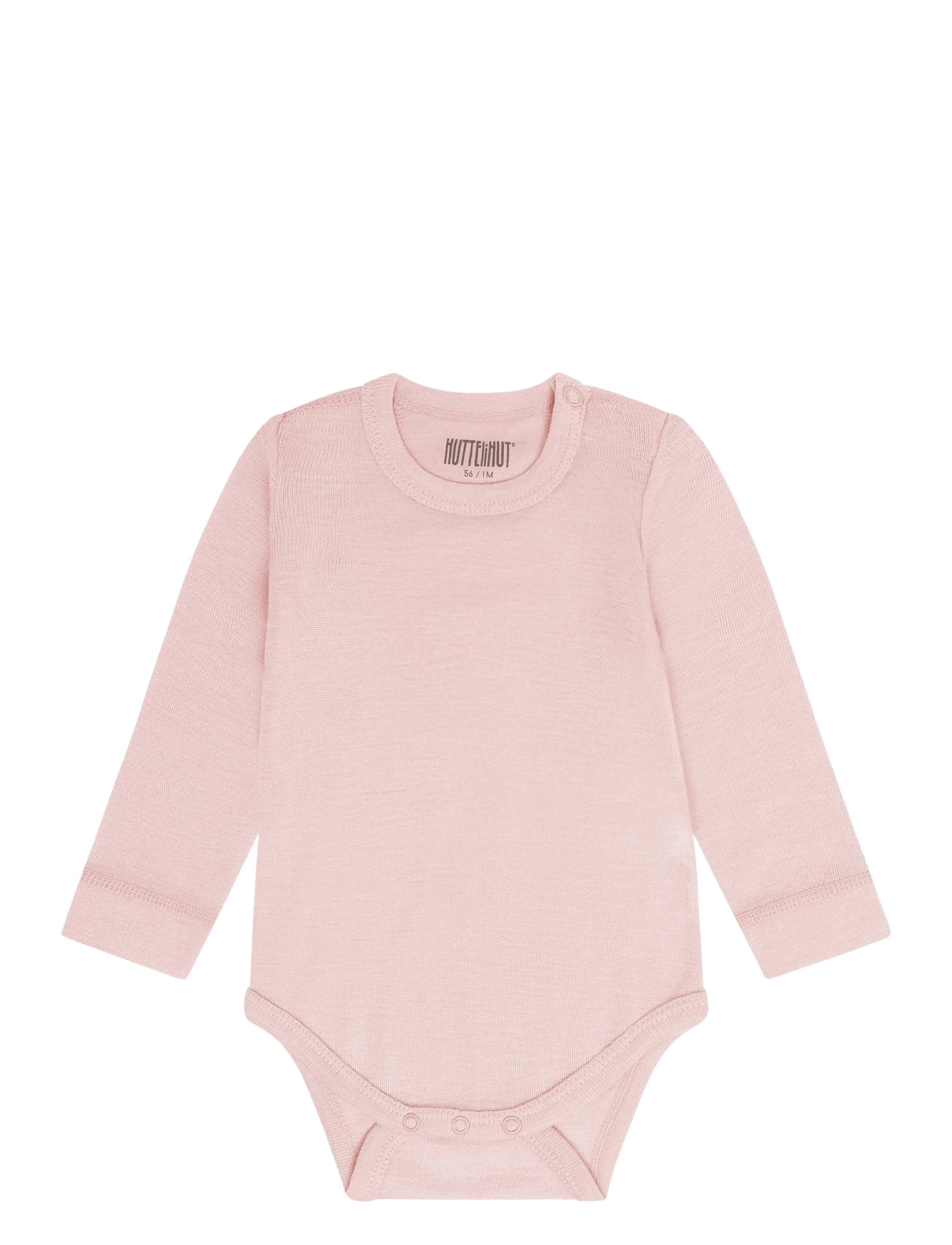 Huttelihut Body LS Tencel w. Wool - Långärmade bodies - ROSE SMOKE / pink/rose