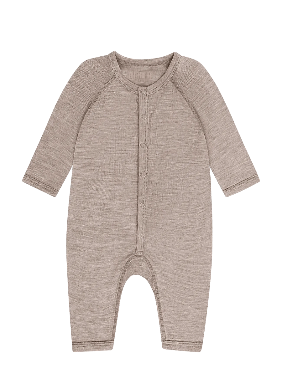 Huttelihut - Suit LS Wool w. Silk - jumpsuits - cinder melange - 0