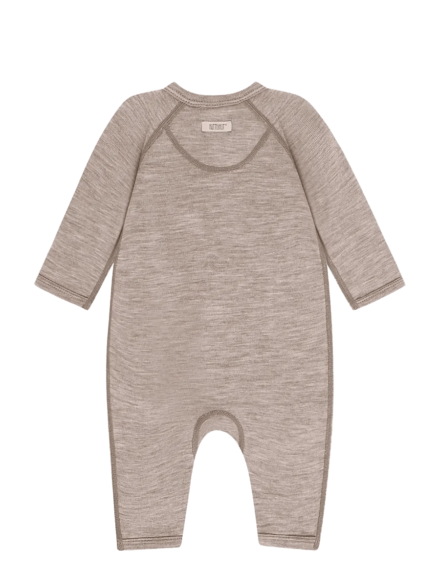 Huttelihut - Suit LS Wool w. Silk - jumpsuits - cinder melange - 1