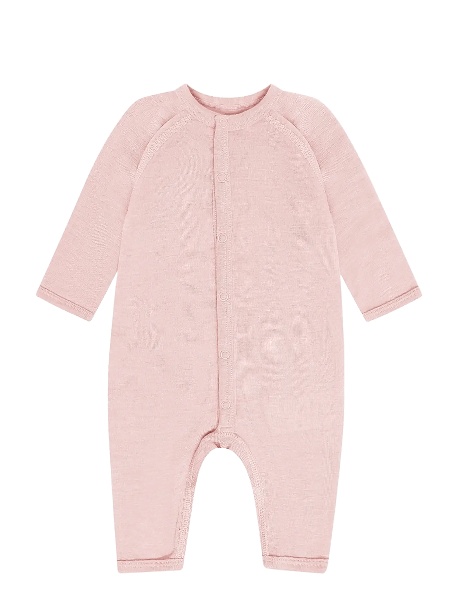 Huttelihut - Suit LS Wool w. Silk - kombinesoonid - rose smoke - 0