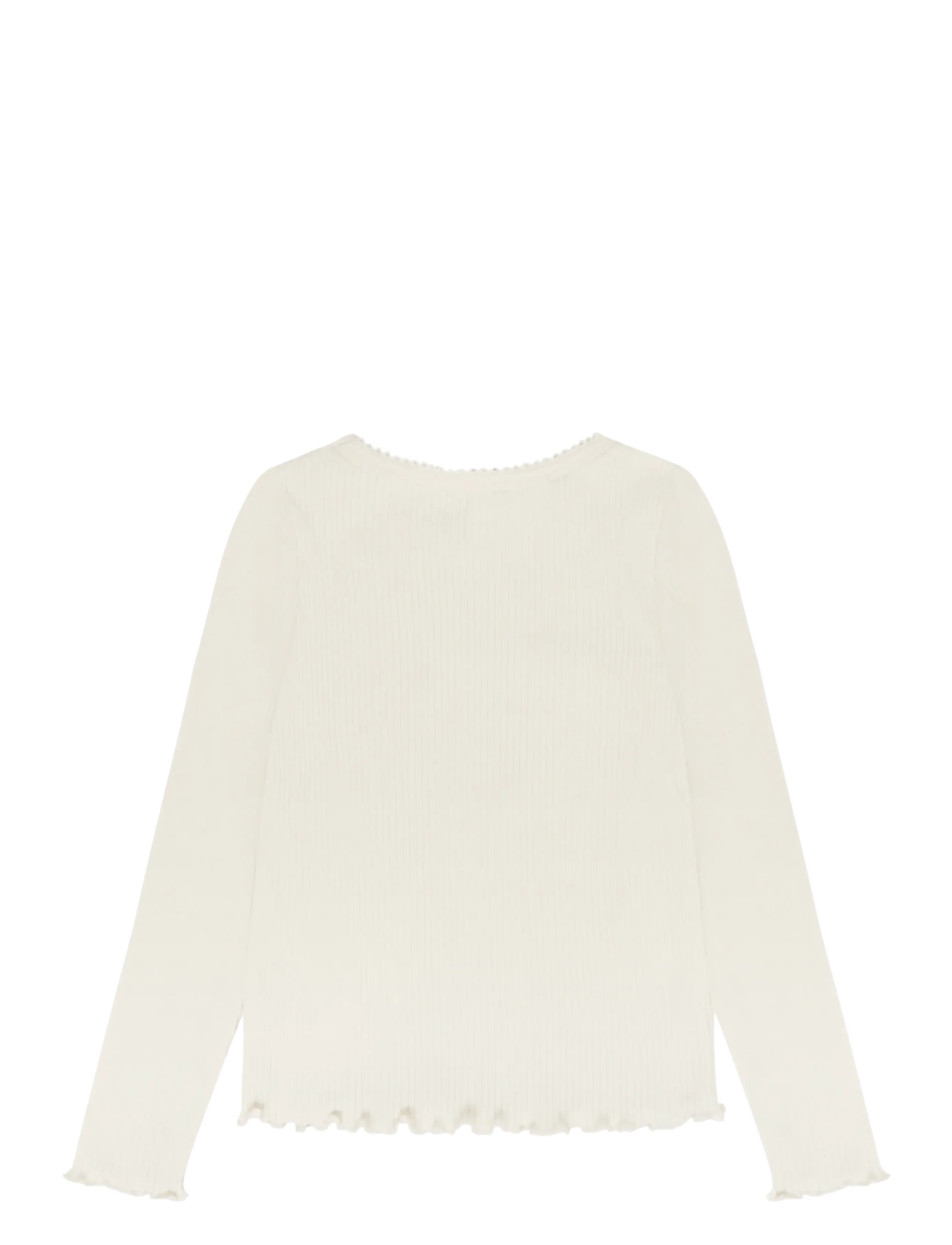 Huttelihut - T-shirt LS Rib - langärmelig - seedpearl - 1