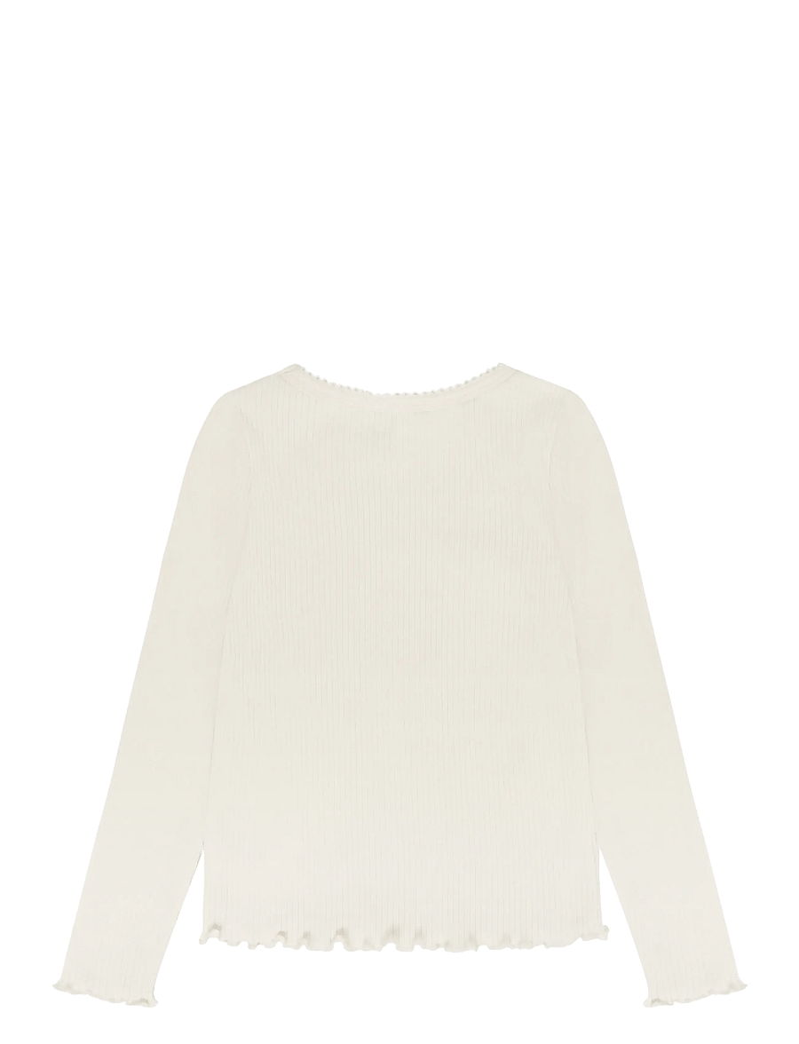 Huttelihut - T-shirt LS Rib - langärmelig - seedpearl - 1