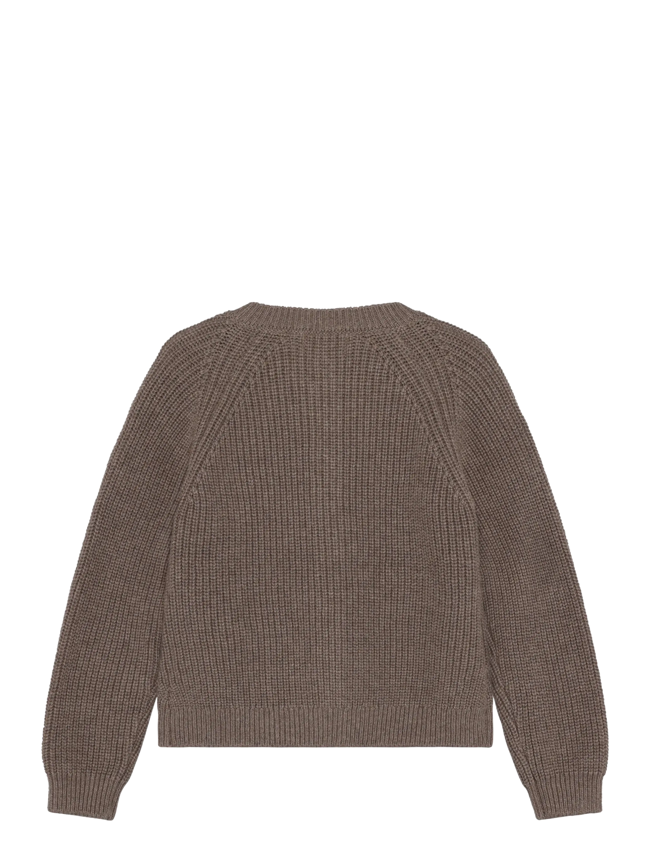 Huttelihut - Cardigan Knit w. Wool - cardigans - cinder melange - 2