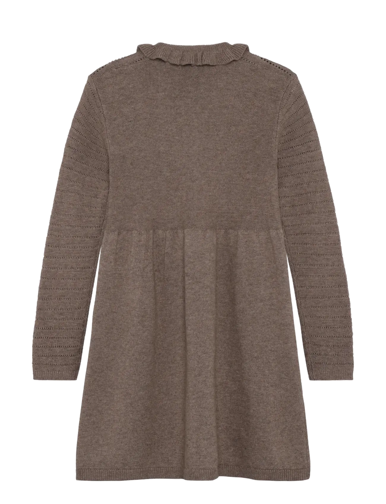 Huttelihut - Dress LS Knit w. Wool - langärmelige freizeitkleider - cinder melange - 2