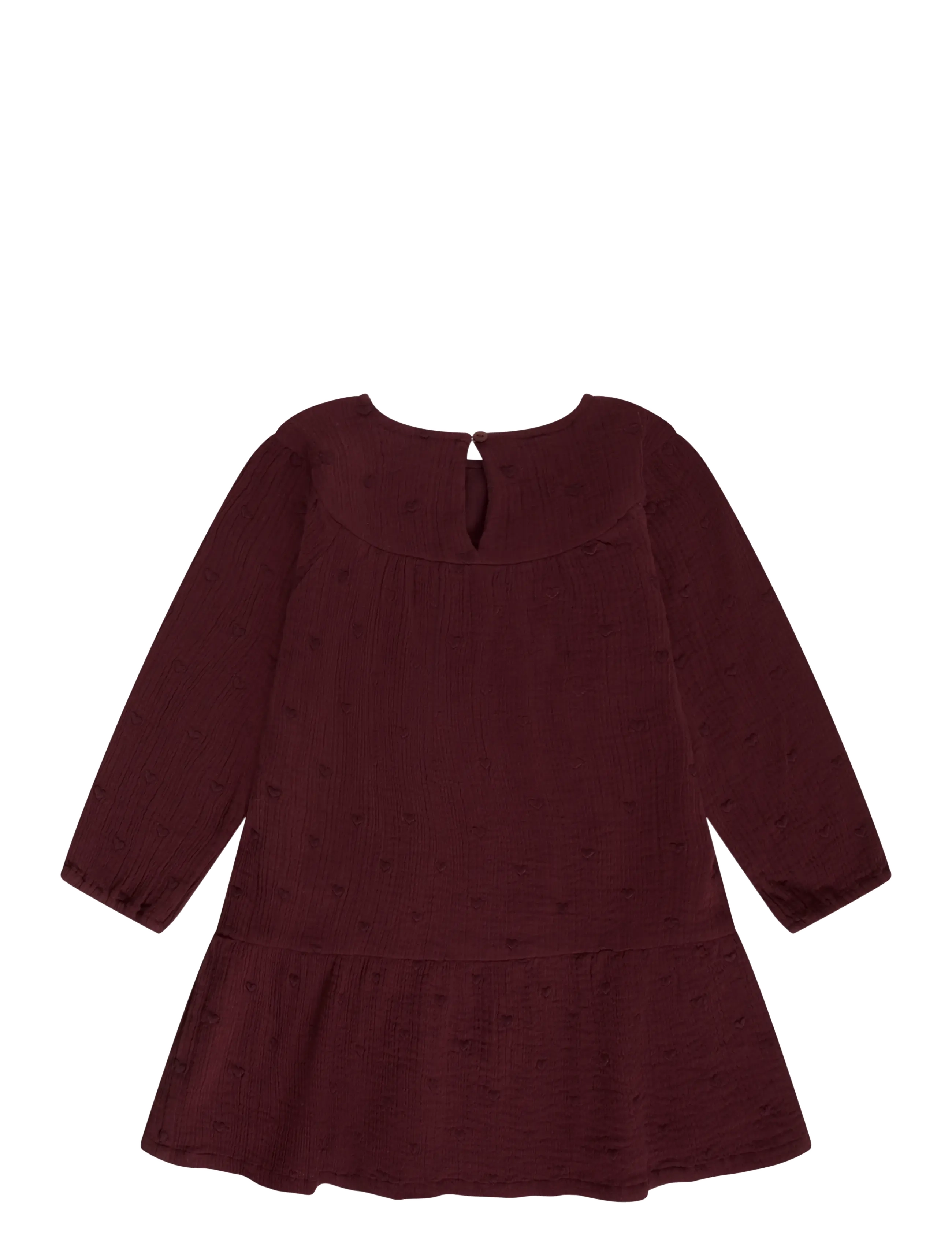 Huttelihut - Dress LS Woven - langärmelige babykleider - port royale - 1