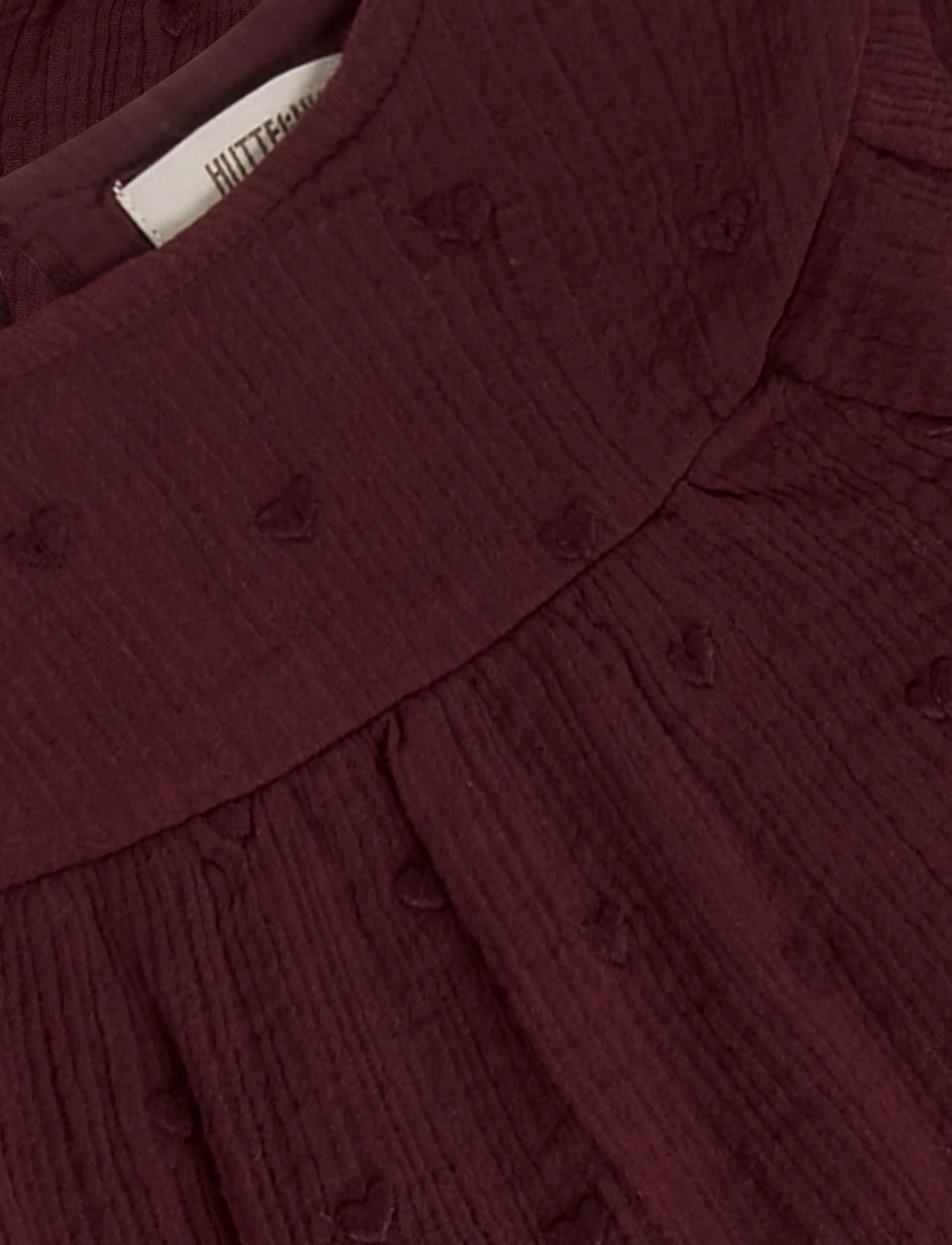 Huttelihut - Dress LS Woven - langärmelige babykleider - port royale - 2