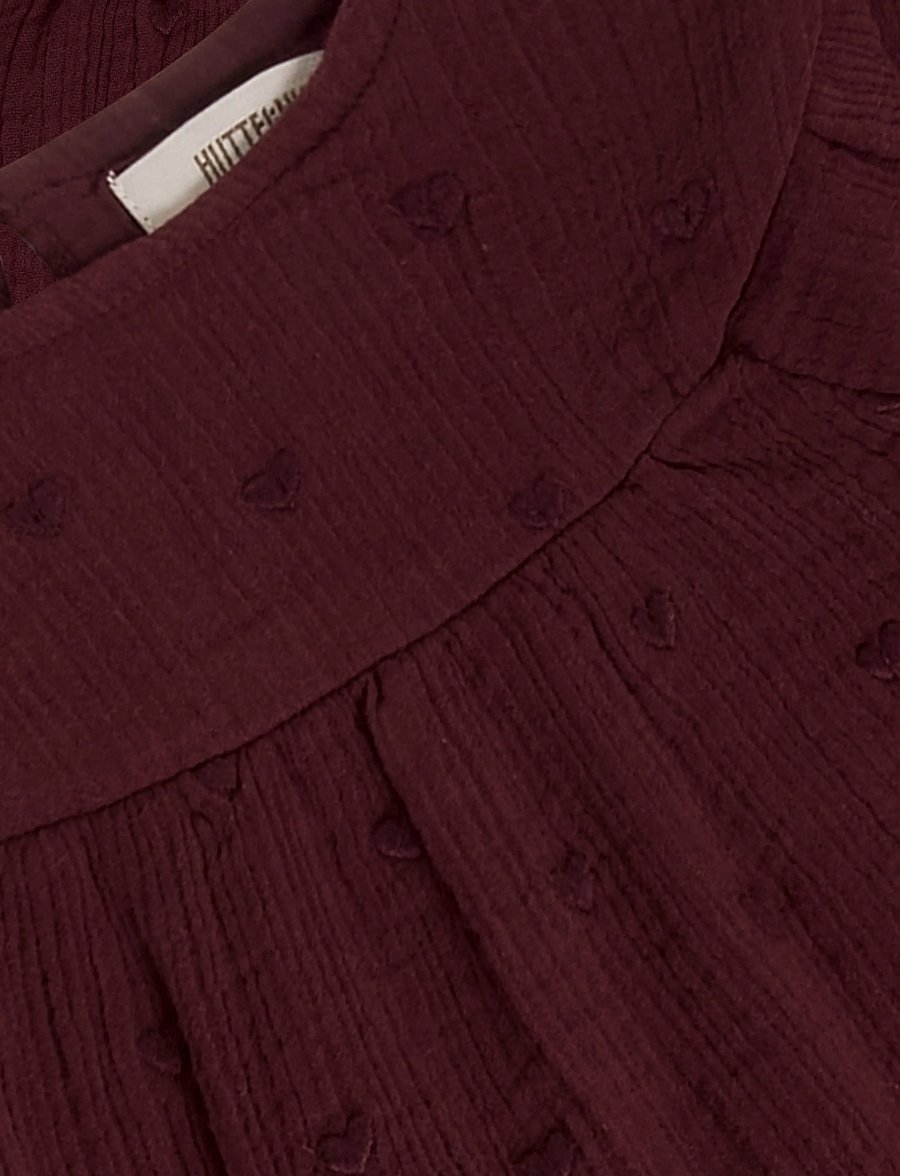 Huttelihut - Dress LS Woven - langärmelige babykleider - port royale - 2