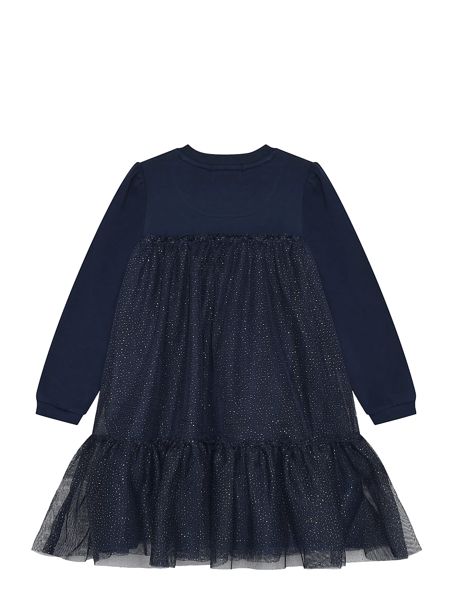 Huttelihut - Dress LS Tulle - partykleider - black iris - 1