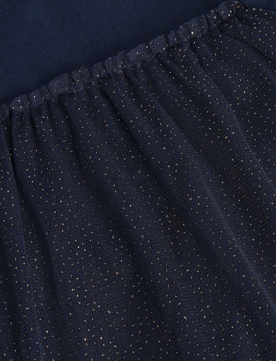 Huttelihut - Dress LS Tulle - partykleider - black iris - 2