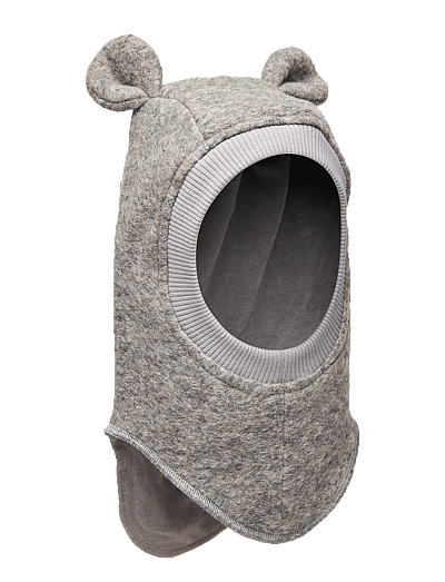 Huttelihut Balaclava Ears Wool - Accessoarer - MEDIUM GREY MELANGE / grey