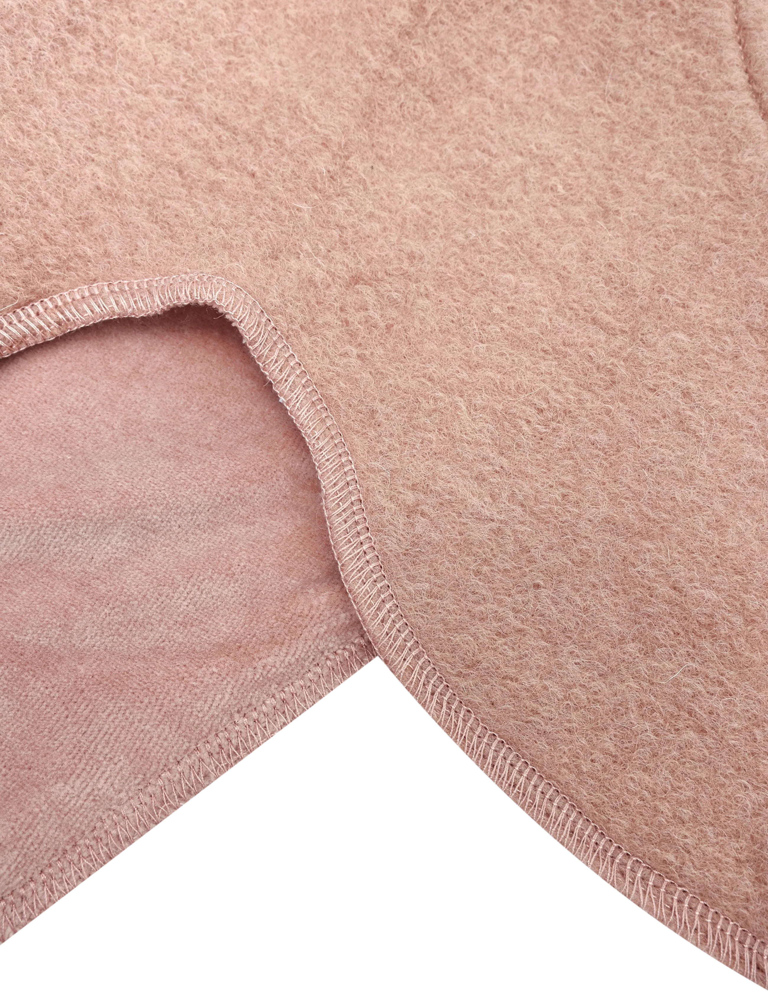 Huttelihut - Balaclava Wool Alpaca Pompoms - vinteraccessoarer - rose melange - 2