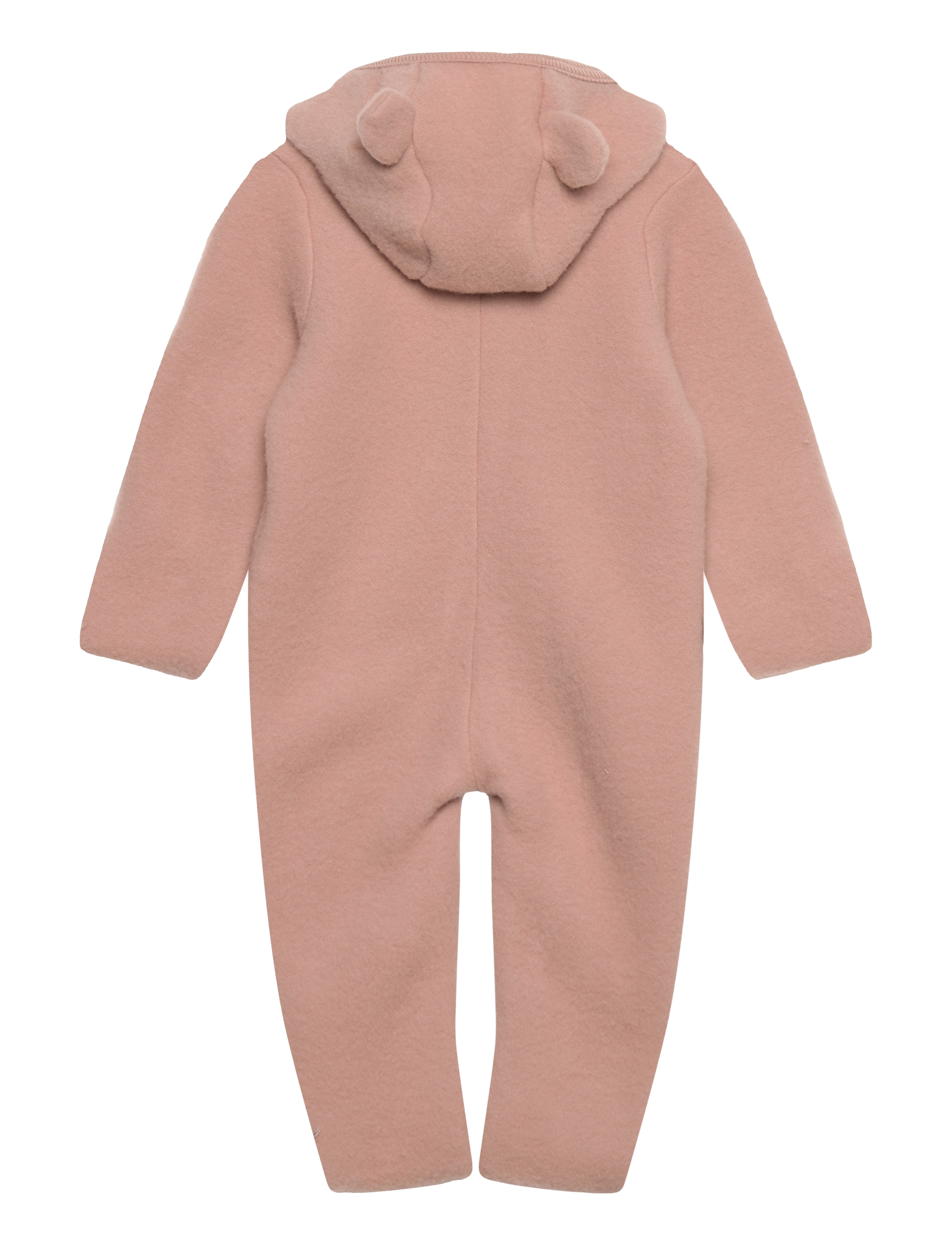 Huttelihut - Pram Suit Ears Wool Fleece - combinaison polaire - mahogany rose - 1