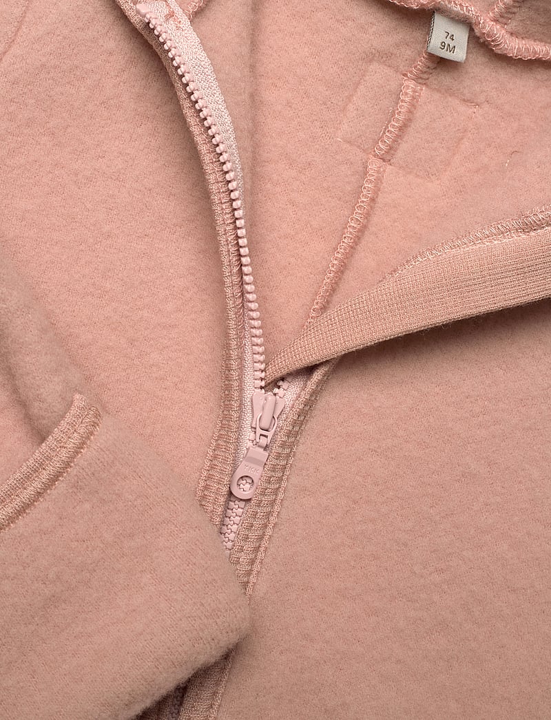 Huttelihut - Pram Suit Ears Wool Fleece - combinaison polaire - mahogany rose - 2