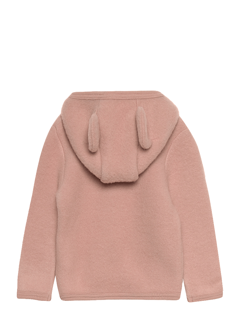 Huttelihut - Jacket Ears Wool Fleece - fleecejackor - mahogany rose - 1