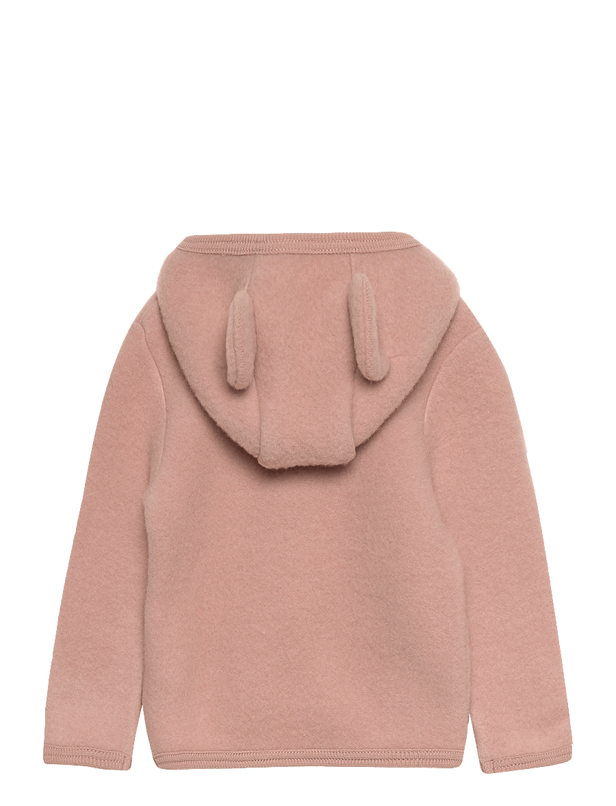 Huttelihut - Jacket Ears Wool Fleece - fliisjakid - mahogany rose - 1