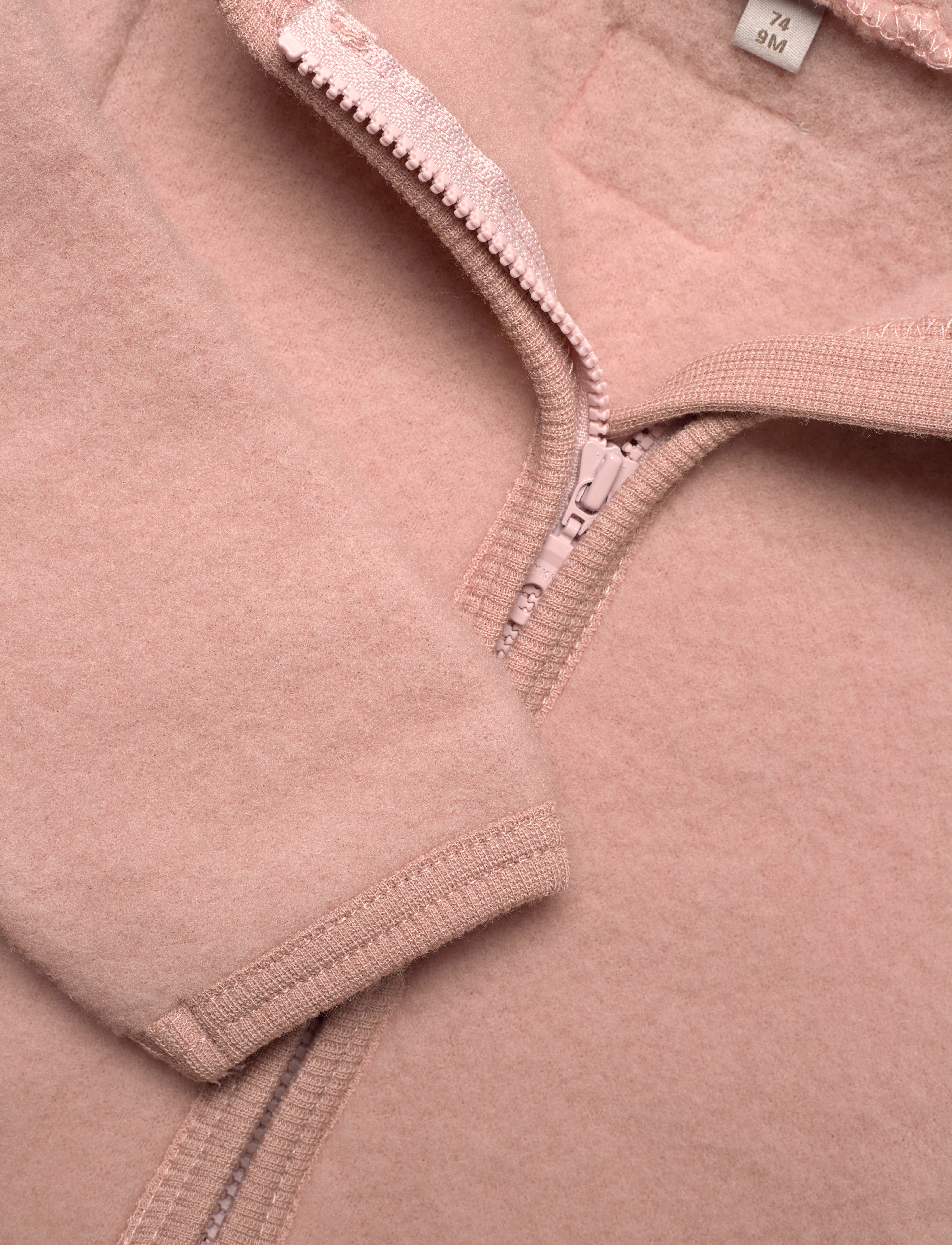 Huttelihut - Jacket Ears Wool Fleece - fliisjakid - mahogany rose - 2
