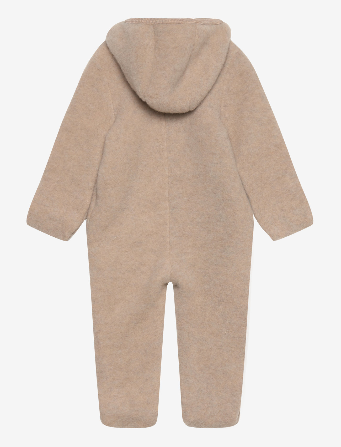 Huttelihut - Pram Suit Wool Fleece - fleece sæt - camel melange - 1