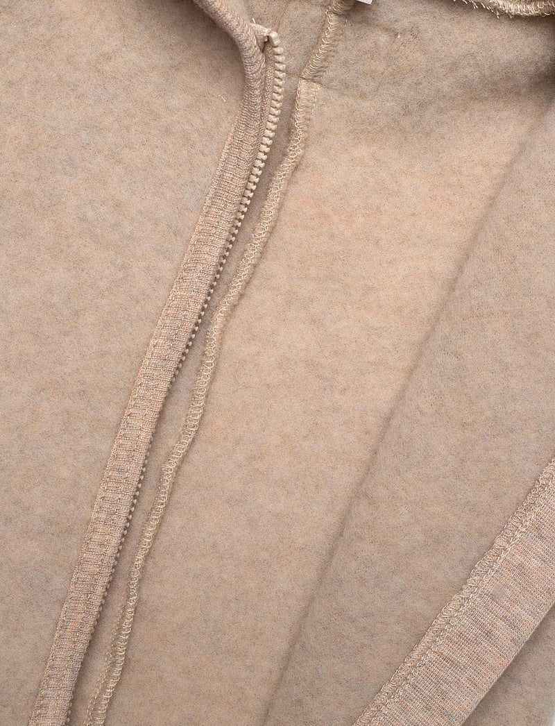 Huttelihut - Pram Suit Wool Fleece - fleece sæt - camel melange - 3
