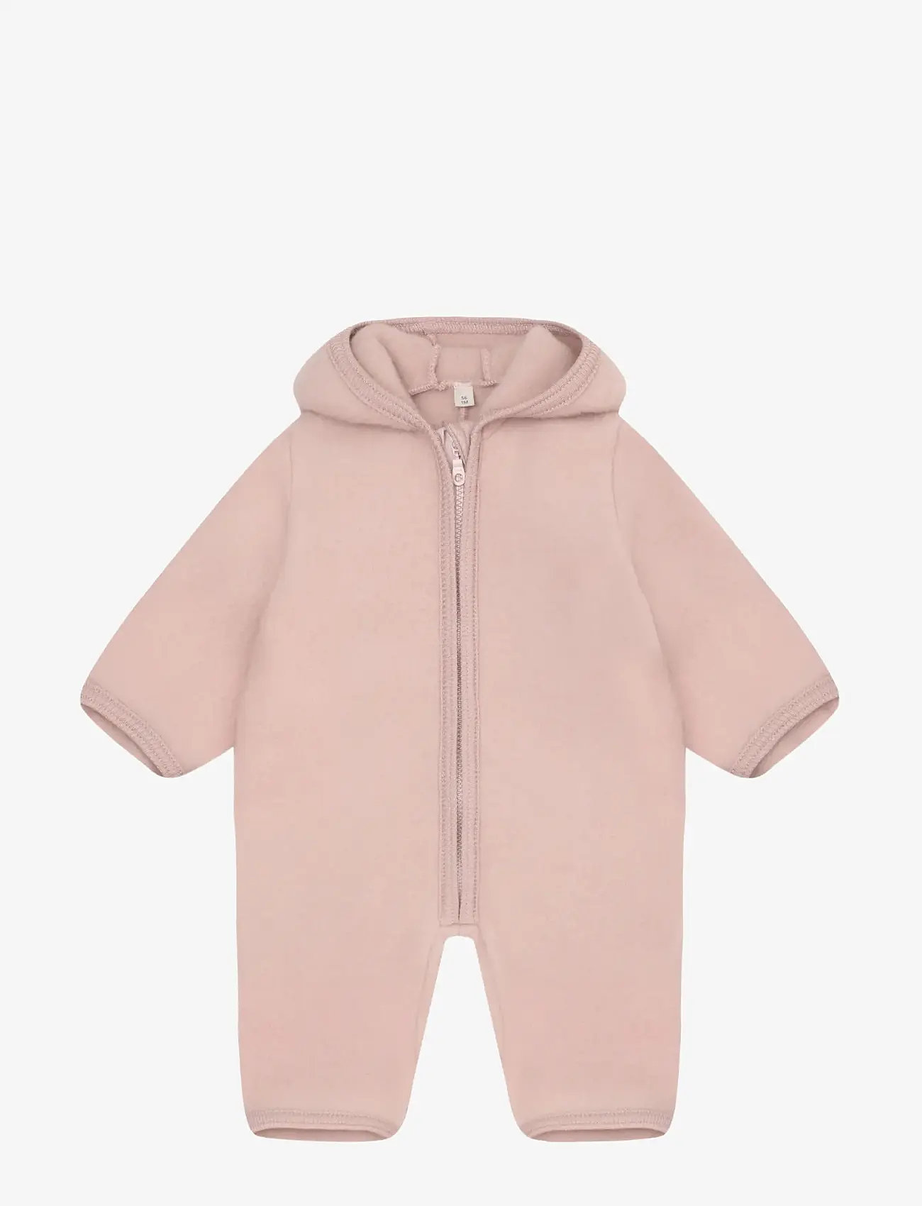 Huttelihut - Pram Suit Wool Fleece - fleece sæt - mahogany rose - 0