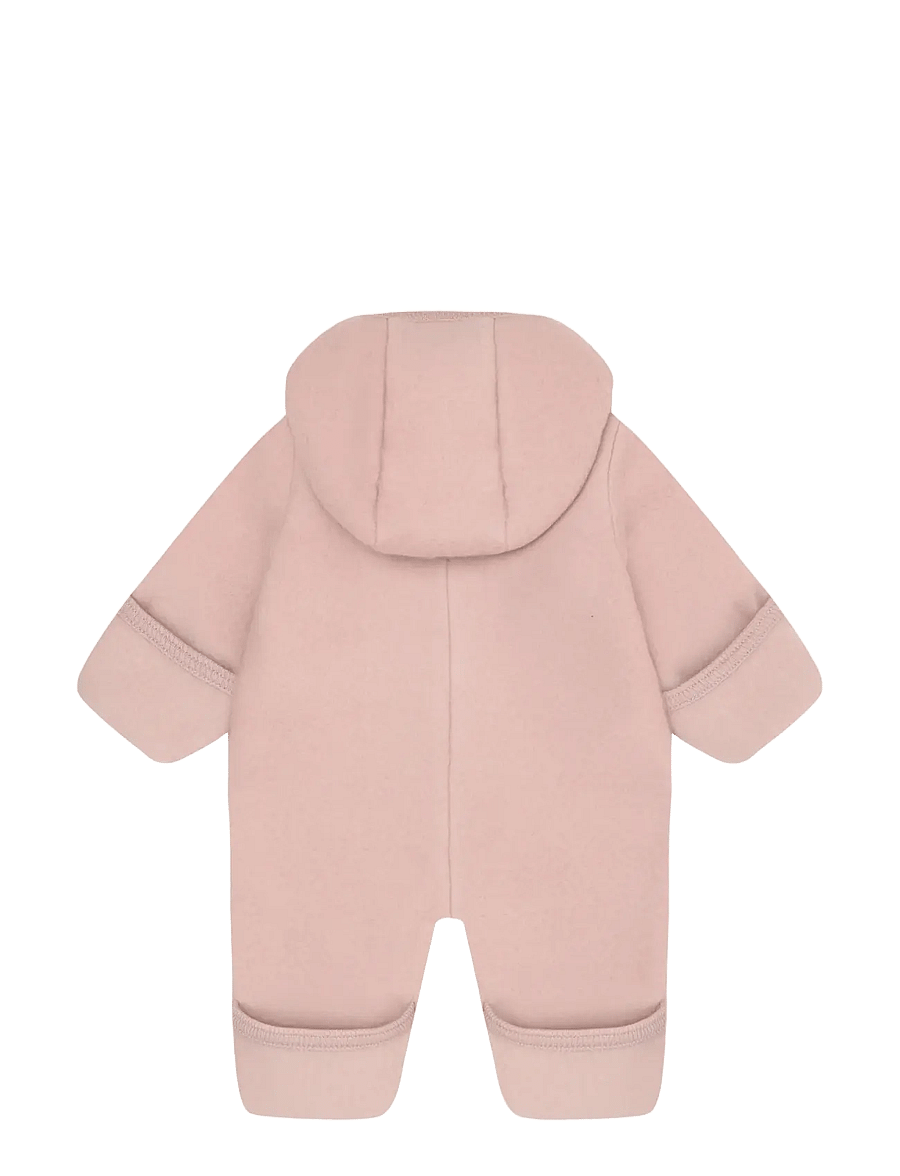 Huttelihut - Pram Suit Wool Fleece - fleeceset - mahogany rose - 1