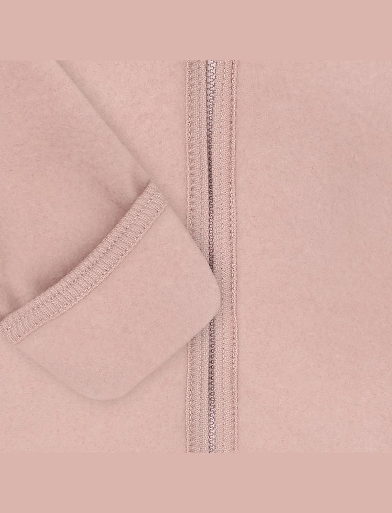 Huttelihut - Pram Suit Wool Fleece - fleece sæt - mahogany rose - 2