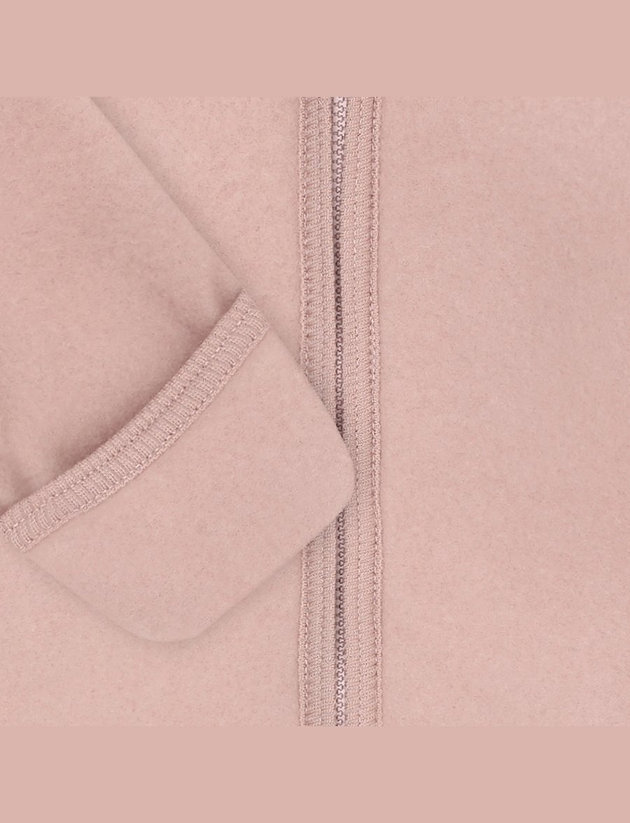Huttelihut - Pram Suit Wool Fleece - fleeceset - mahogany rose - 2