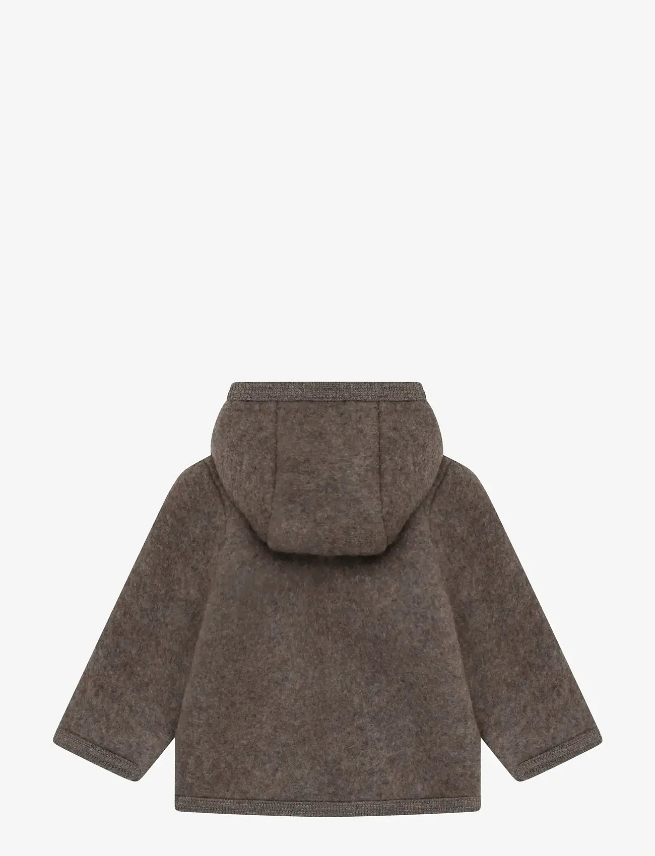 Huttelihut - Jacket Wool Fleece - fleecejacken - brown melange - 1