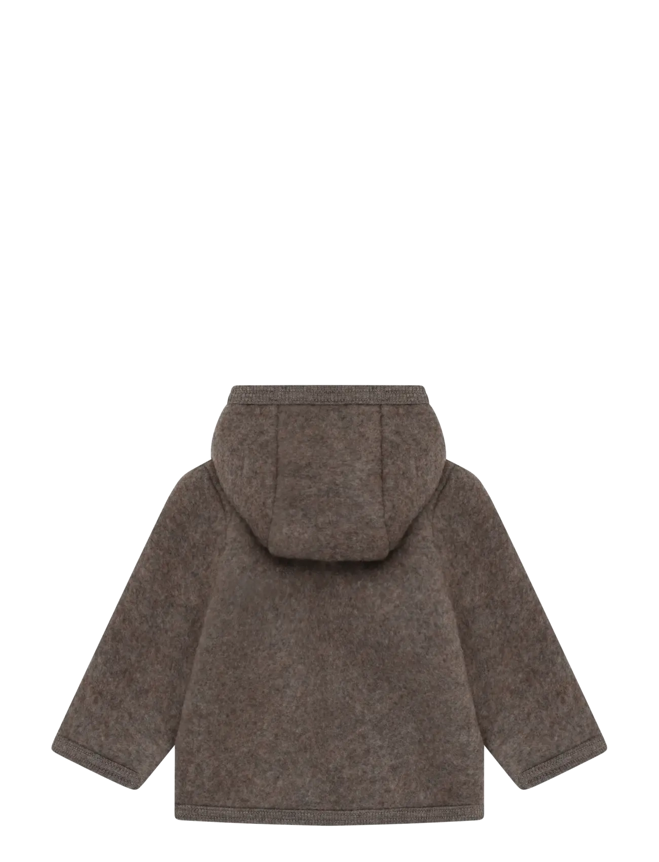 Huttelihut - Jacket Wool Fleece - fliisjakid - brown melange - 1