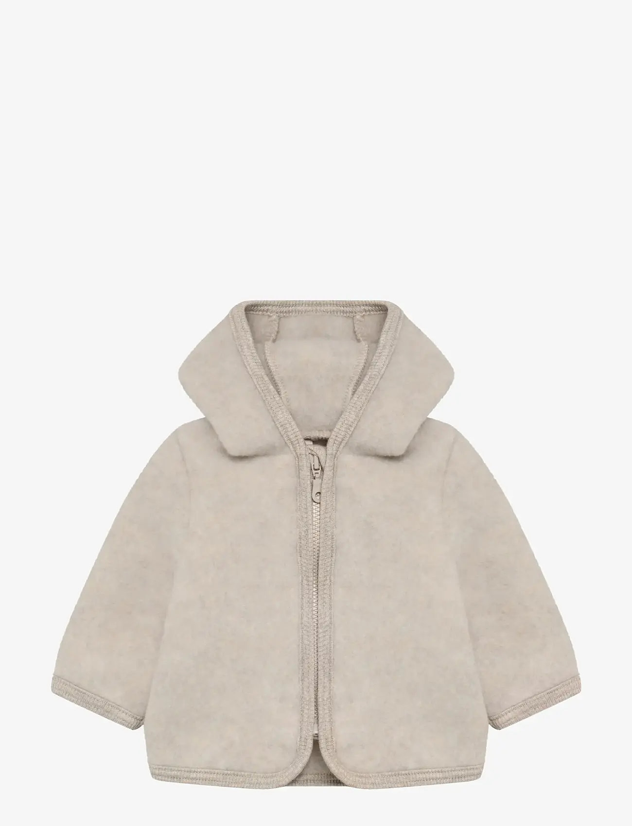 Huttelihut - Jacket Wool Fleece - fleecejakker - camel melange - 0