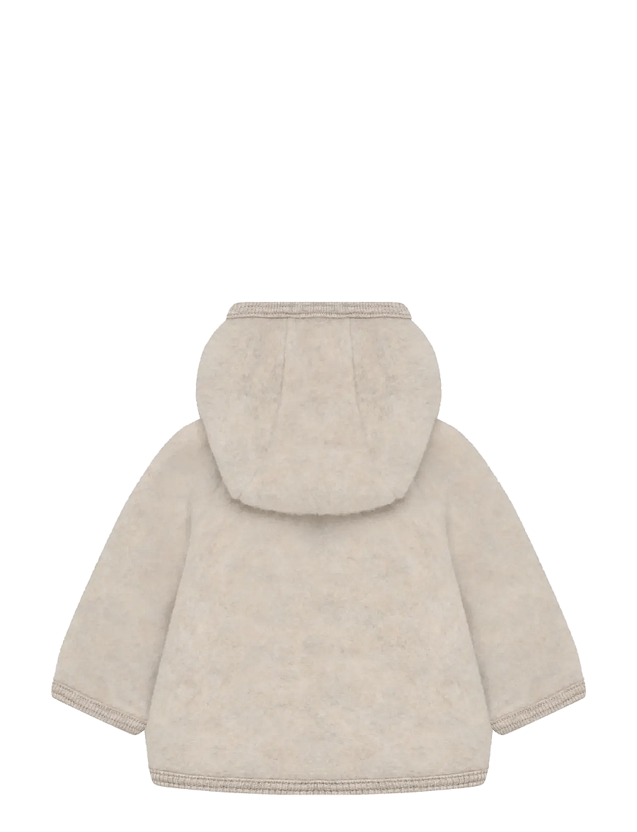 Huttelihut - Jacket Wool Fleece - fleecejacken - camel melange - 1