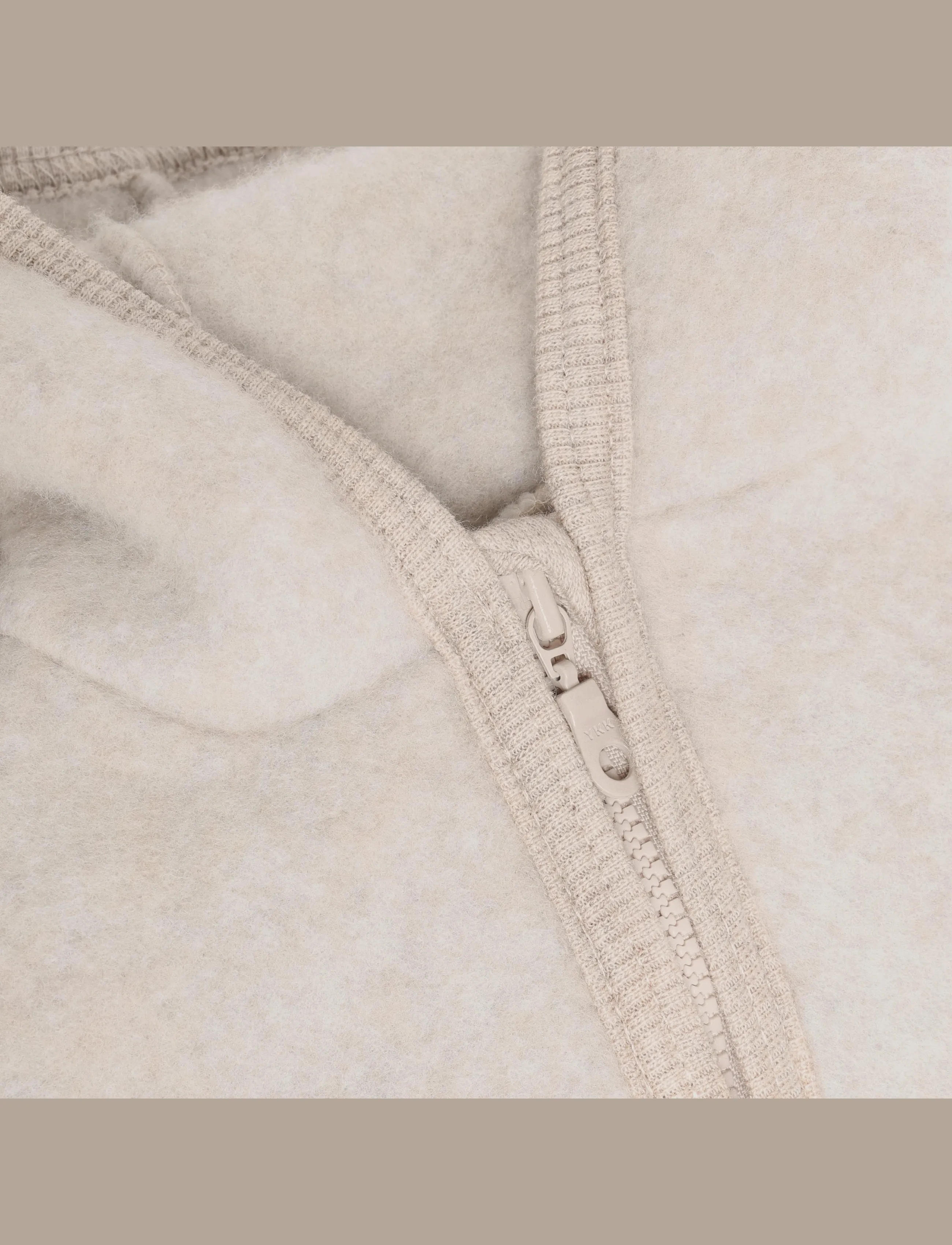 Huttelihut - Jacket Wool Fleece - fleecejacken - camel melange - 2