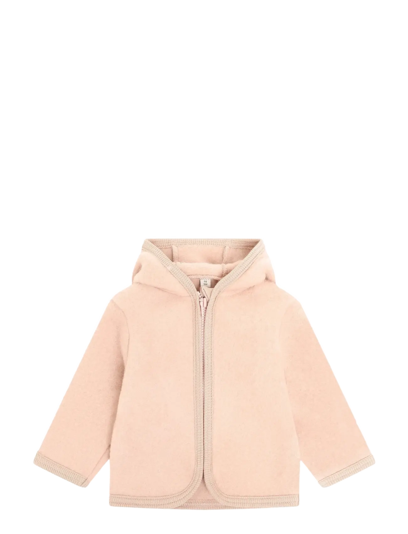 Huttelihut Jacket Wool Fleece, 56, Fleece Oberbekleidung, Rosa - Jackets, Kinder