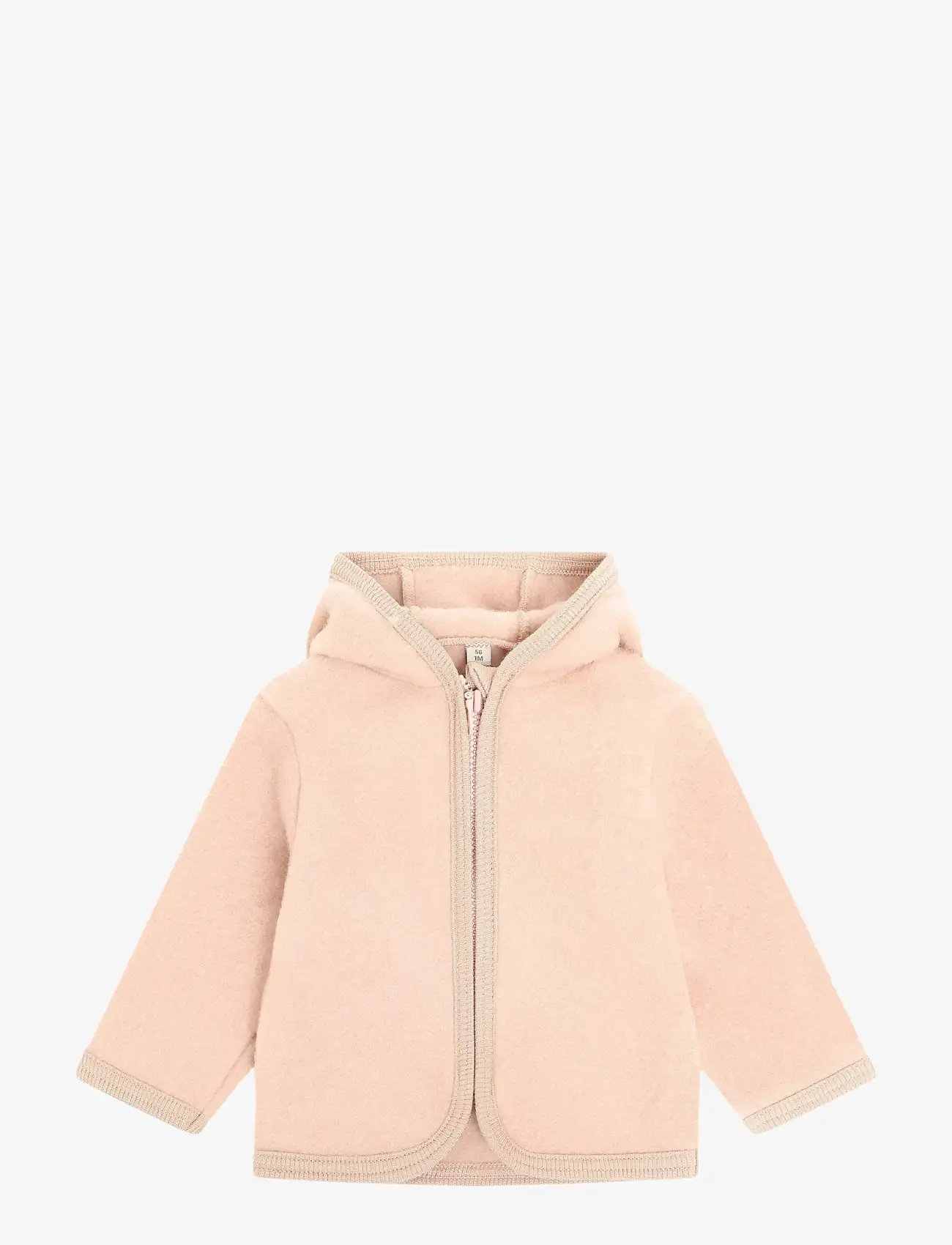 Huttelihut - Jacket Wool Fleece - fleecejakker - mahogany rose - 0