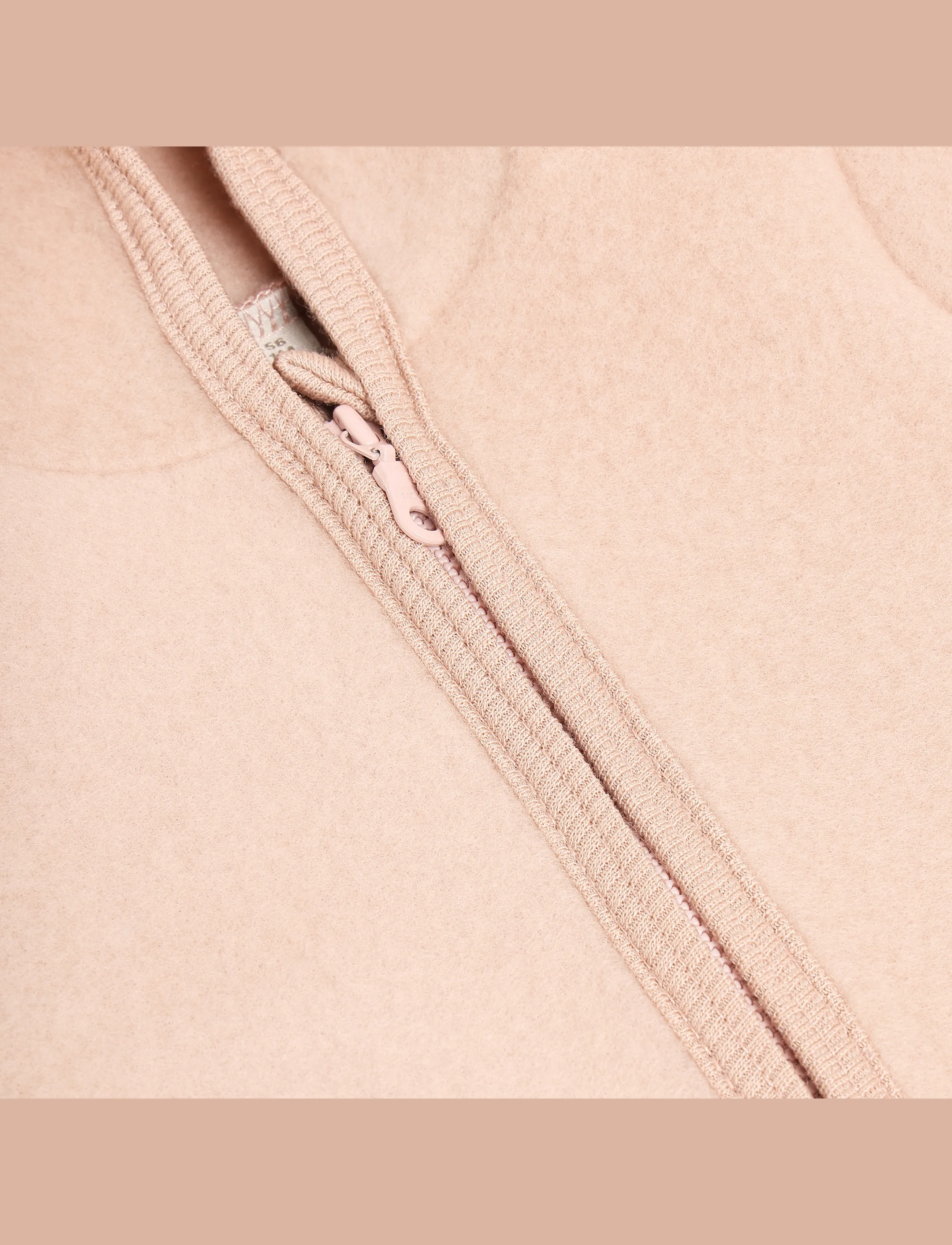 Huttelihut - Jacket Wool Fleece - fleecejakker - mahogany rose - 2