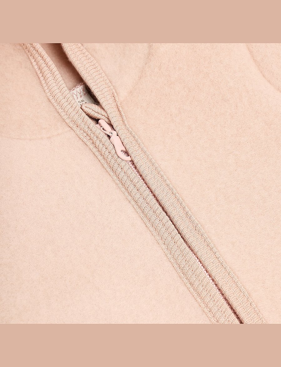 Huttelihut - Jacket Wool Fleece - fleecejakker - mahogany rose - 2
