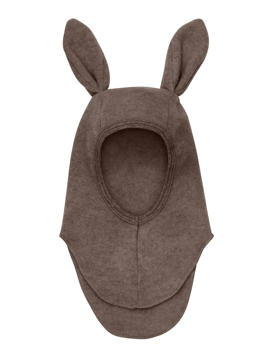 Huttelihut - Balaclava Ears Wool Fleece - mutsen - brown melange - 1