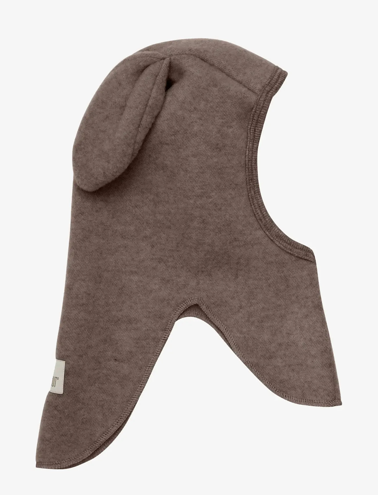 Huttelihut - Balaclava Ears Wool Fleece - mössor & kepsar - brown melange - 2