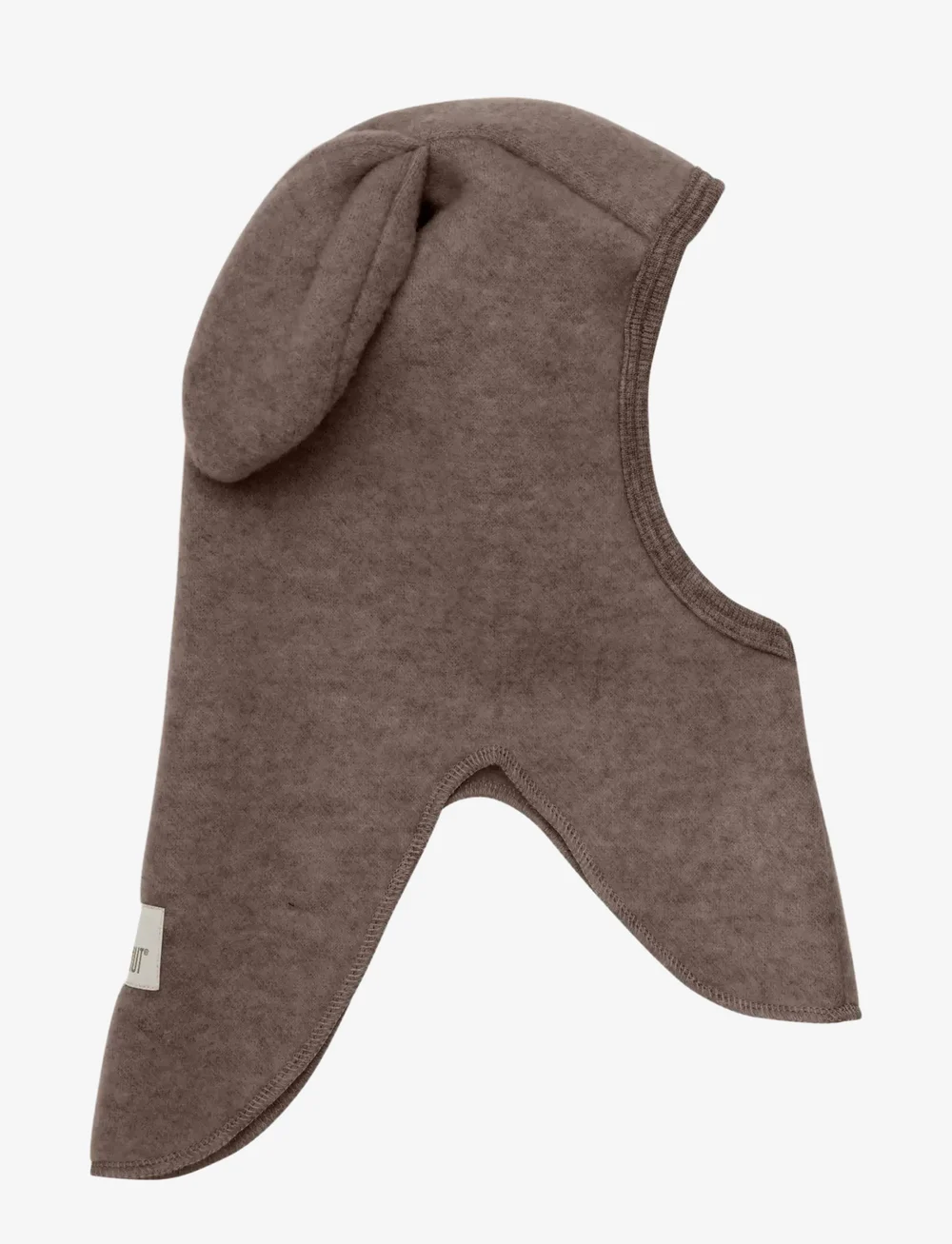 Huttelihut - Balaclava Ears Wool Fleece - mössor & kepsar - brown melange - 2