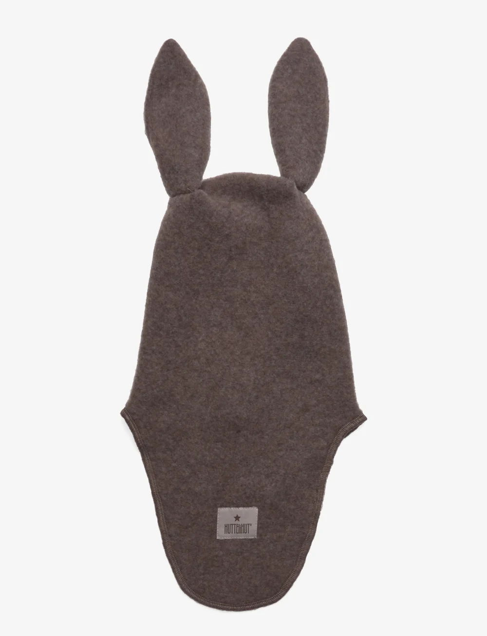 Huttelihut - Balaclava Ears Wool Fleece - mössor & kepsar - brown melange - 3