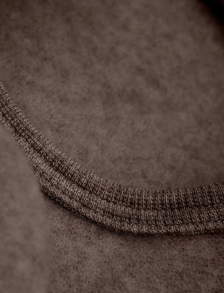 Huttelihut - Balaclava Ears Wool Fleece - mutsen - brown melange - 4