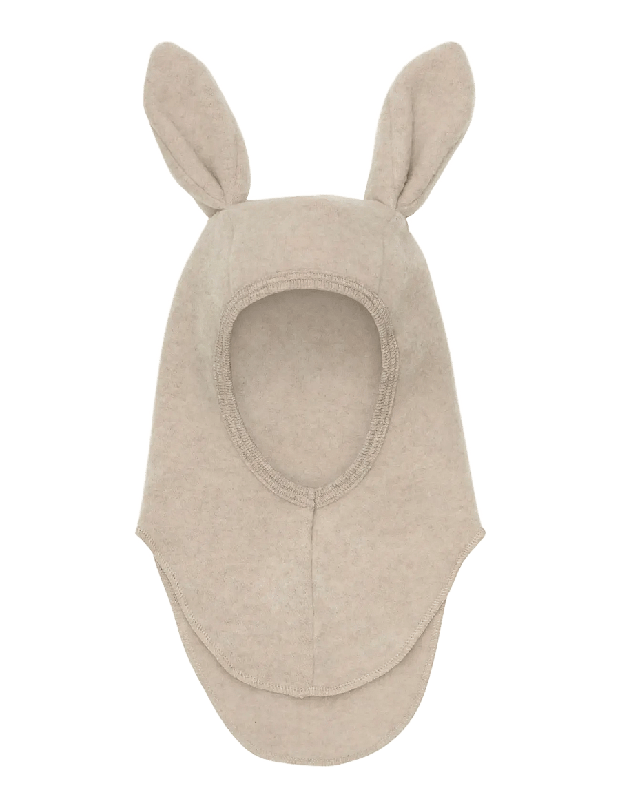 Huttelihut - Balaclava Ears Wool Fleece - mössor & kepsar - camel melange - 1